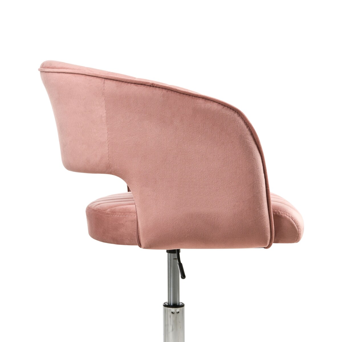 Krzesło obrotowe KATONAH Welur Różowy