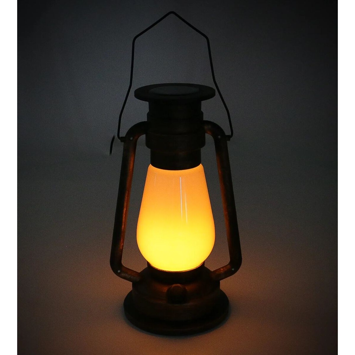 Lampa solarna RETRO tańczące płomyki 30 cm