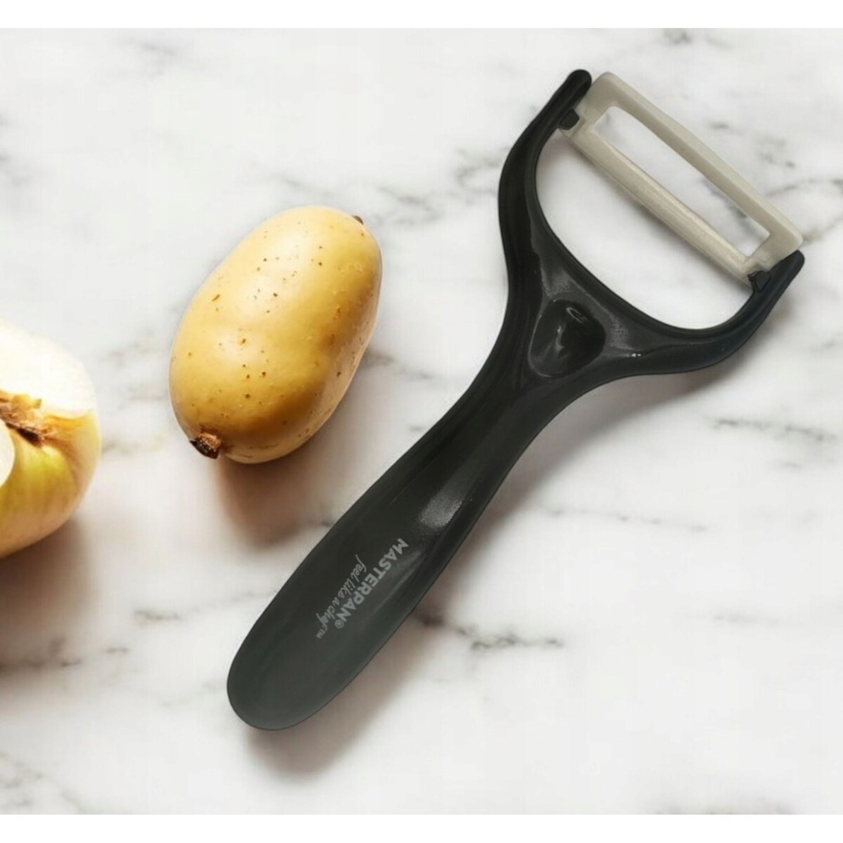 Zestaw Komplet Noży Kuchennych Czarne W Pudełku 6 El. Obieraczka Ostre