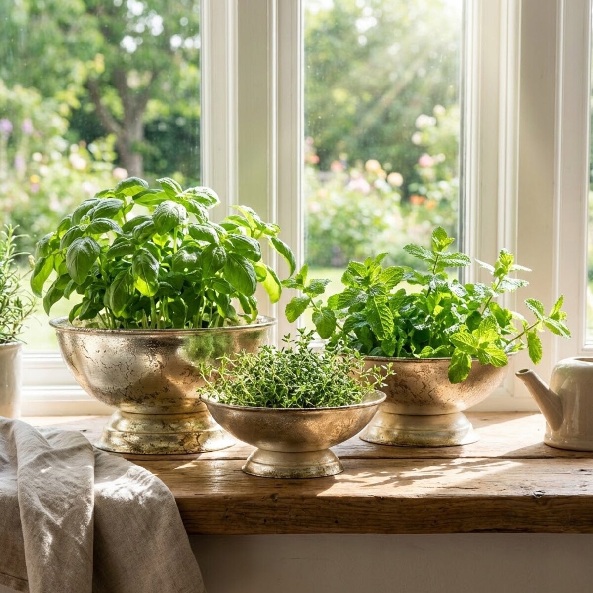 DONICZKA MISA LOFT SREBRNA NA BONSAI BALKON TARAS KWIATY 3 szt. OSŁONKA