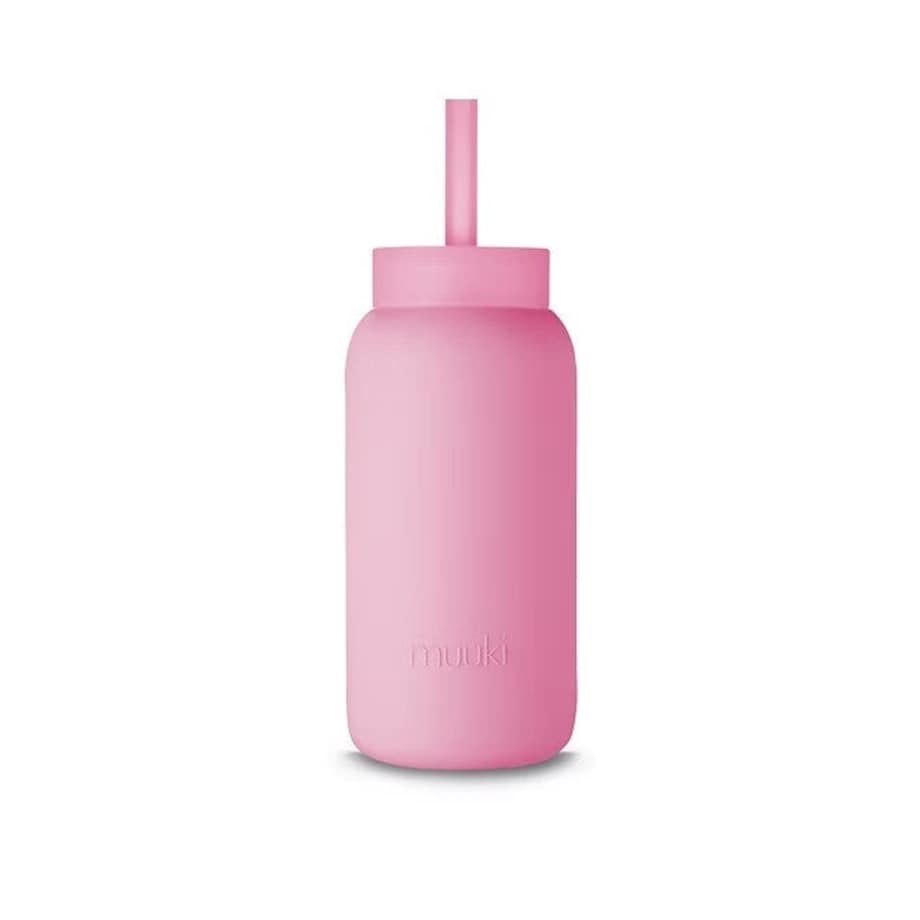 MUUKI słomka do butelki 720 ml, Flamingo Pink