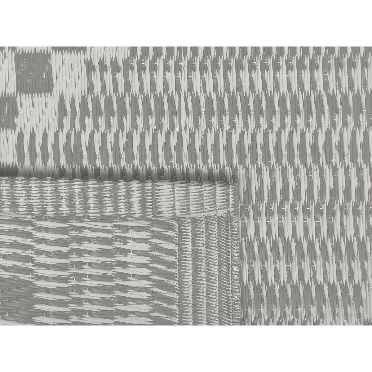 Dywan zewnętrzny 60 x 105 cm szary JALNA