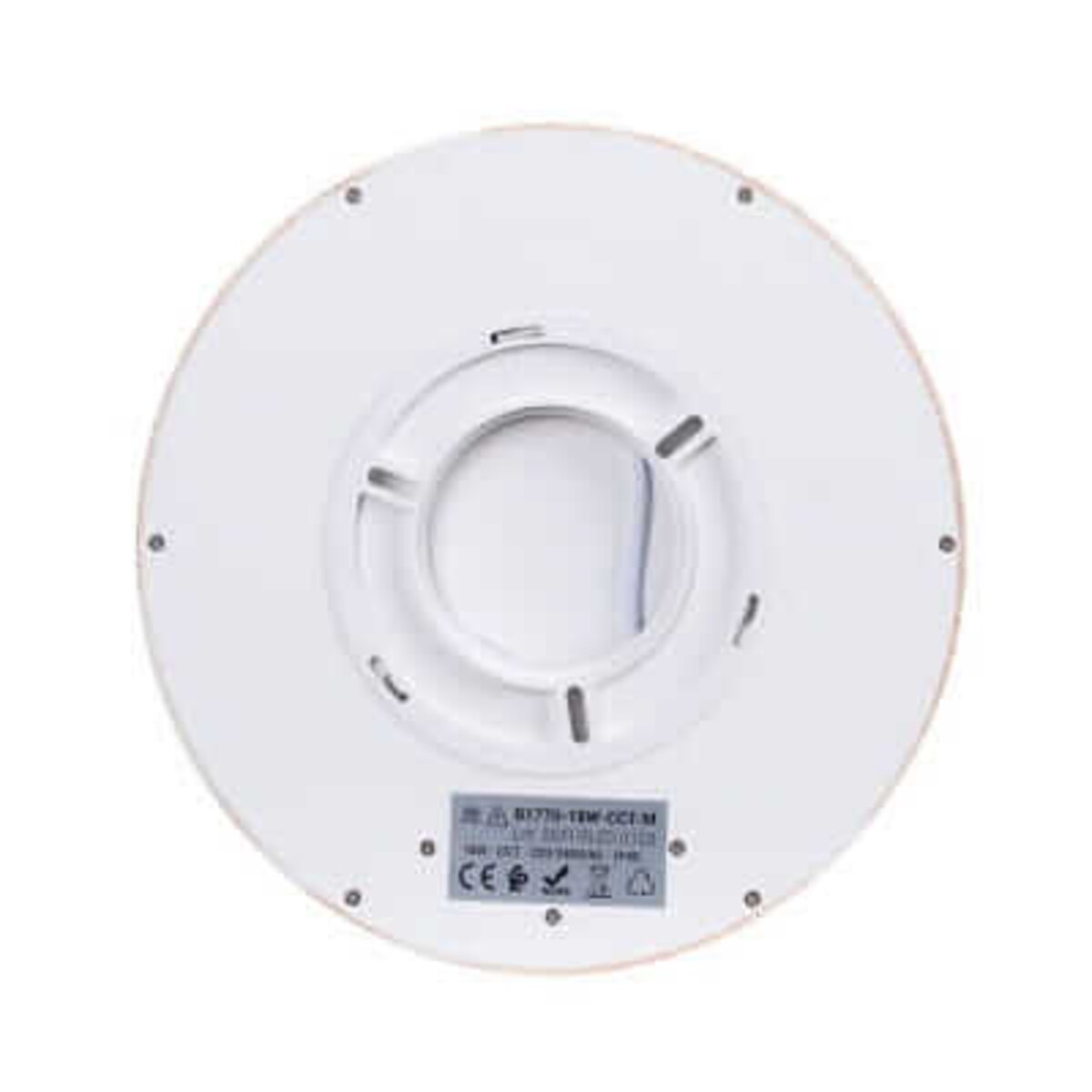 Okrągła lampa sufitowa Maze ABR-PLO-OCED-18W Abruzzo LED 18W 3000-6000K drewniana biała