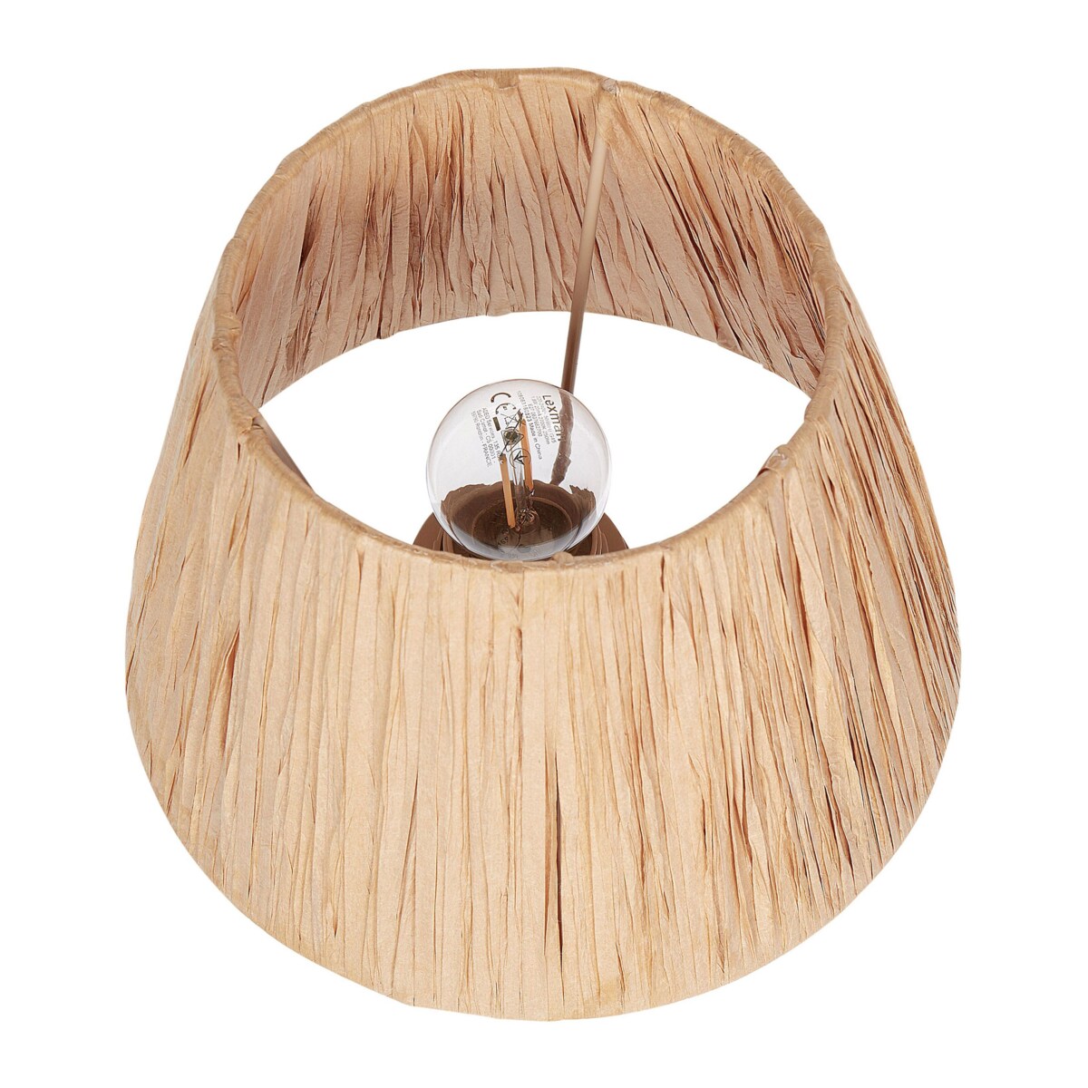 Zestaw 2 lampek nocnych ceramicznych biały ARWADITO