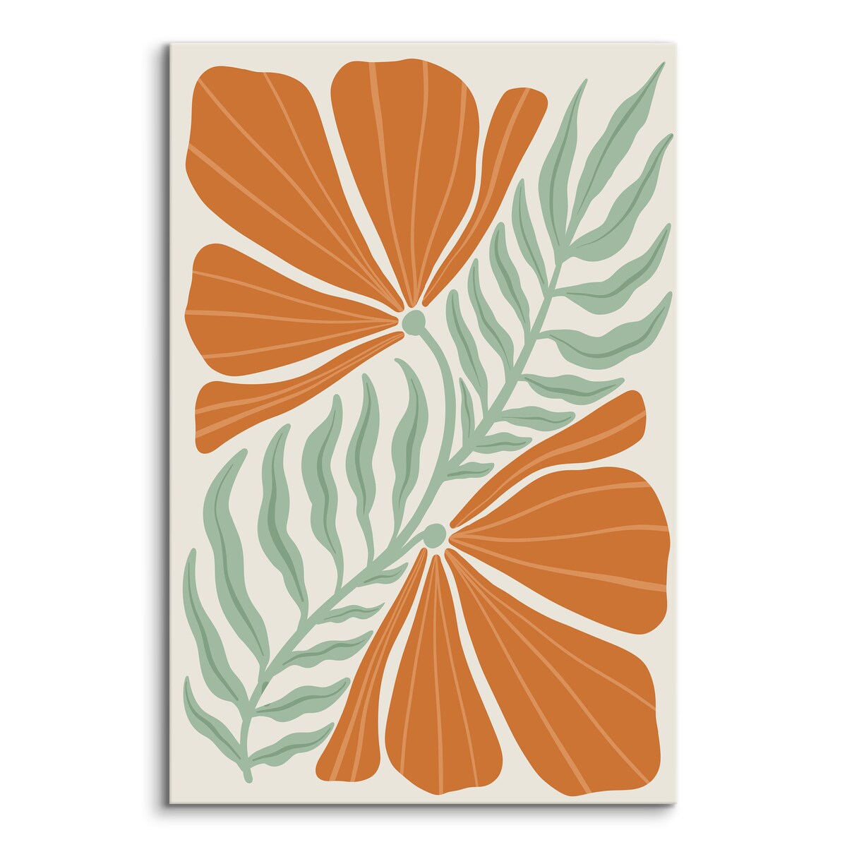 Obraz Balijski Pomarańczowy Kwiat 30x40cm