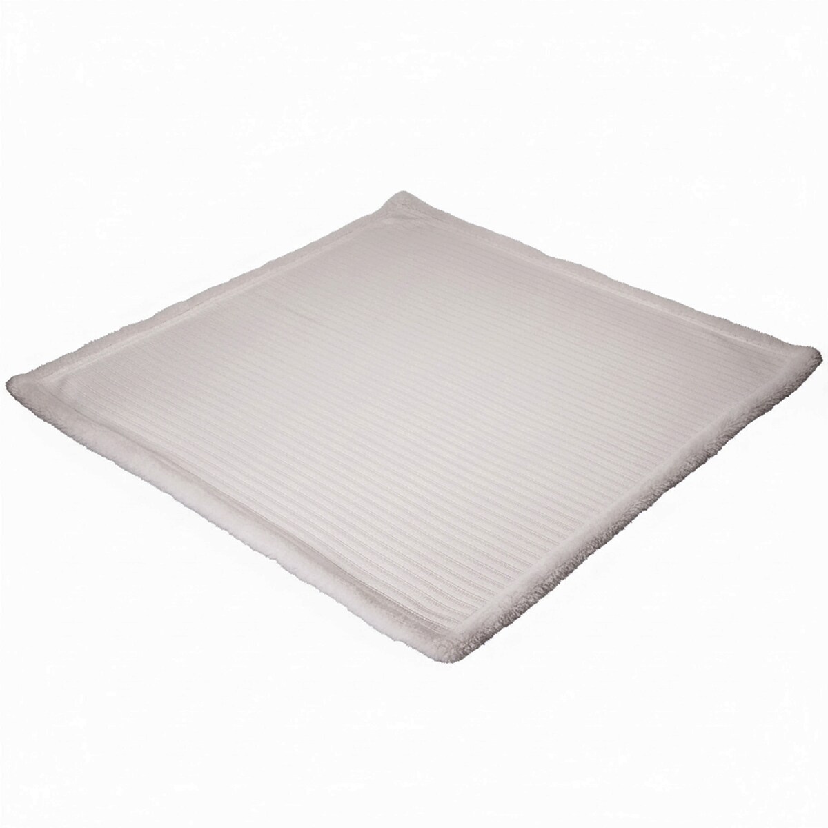 MIĘKKI KOC NARZUTA PLED NA ŁÓŻKO BARANEK SHERPA CIEPŁY 150x125 CM