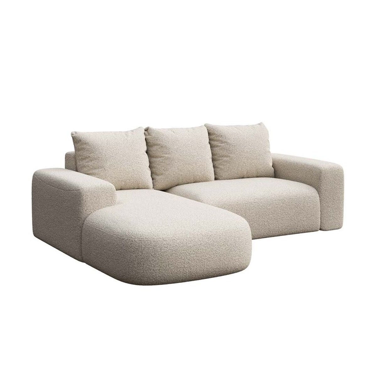 Monce Sofa narożna lewa beżowa