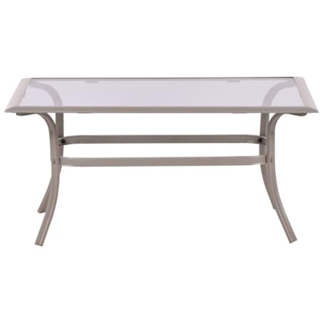 Zestaw ogrodowy dla 4 osób MESTRINO Metal Beżowy