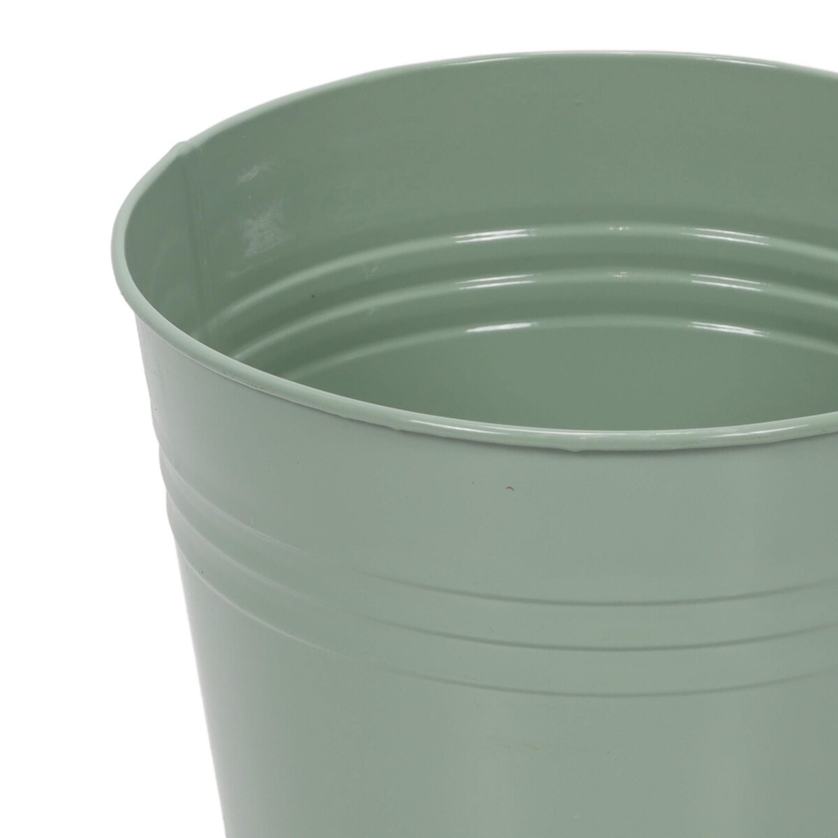 Cynkowa osłonka na doniczkę, 17 x 15 cm