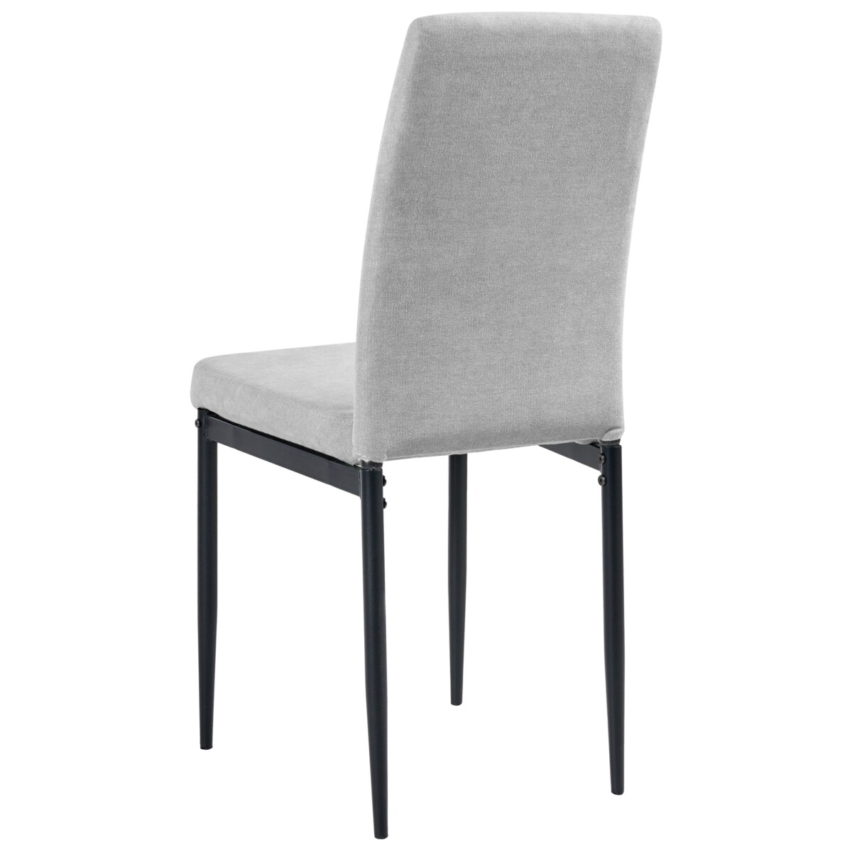 Zestaw 4 krzeseł do jadalni RINER Szary