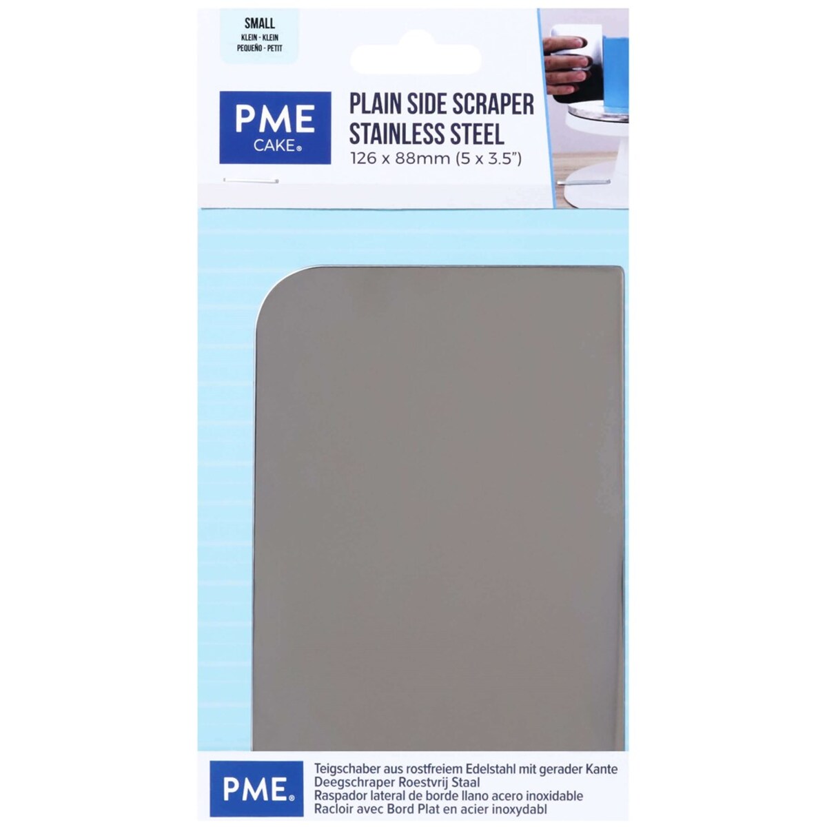 PME Nóż do ciasta 12.5 x 9 cm srebrny