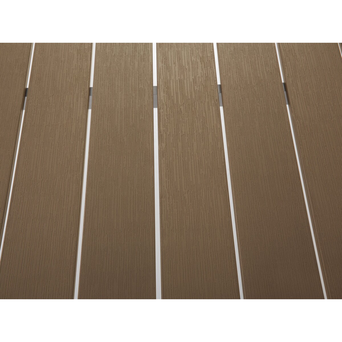 Zestaw ogrodowy stół i 2 ławki jasne drewno NARDO