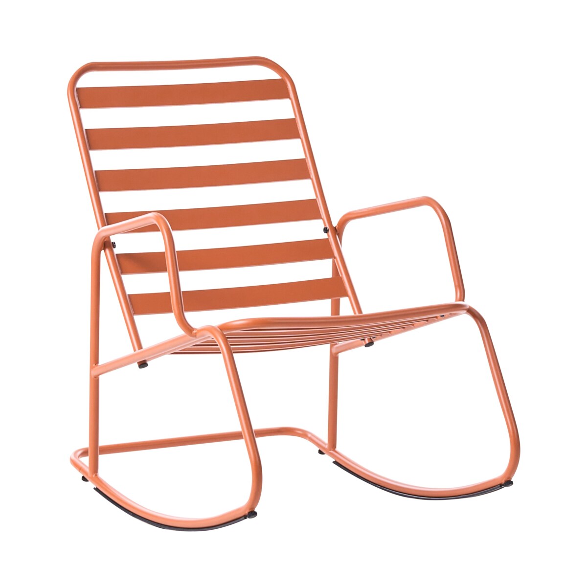 Fotel bujany ogrodowy TURI Metal Pomarańczowy