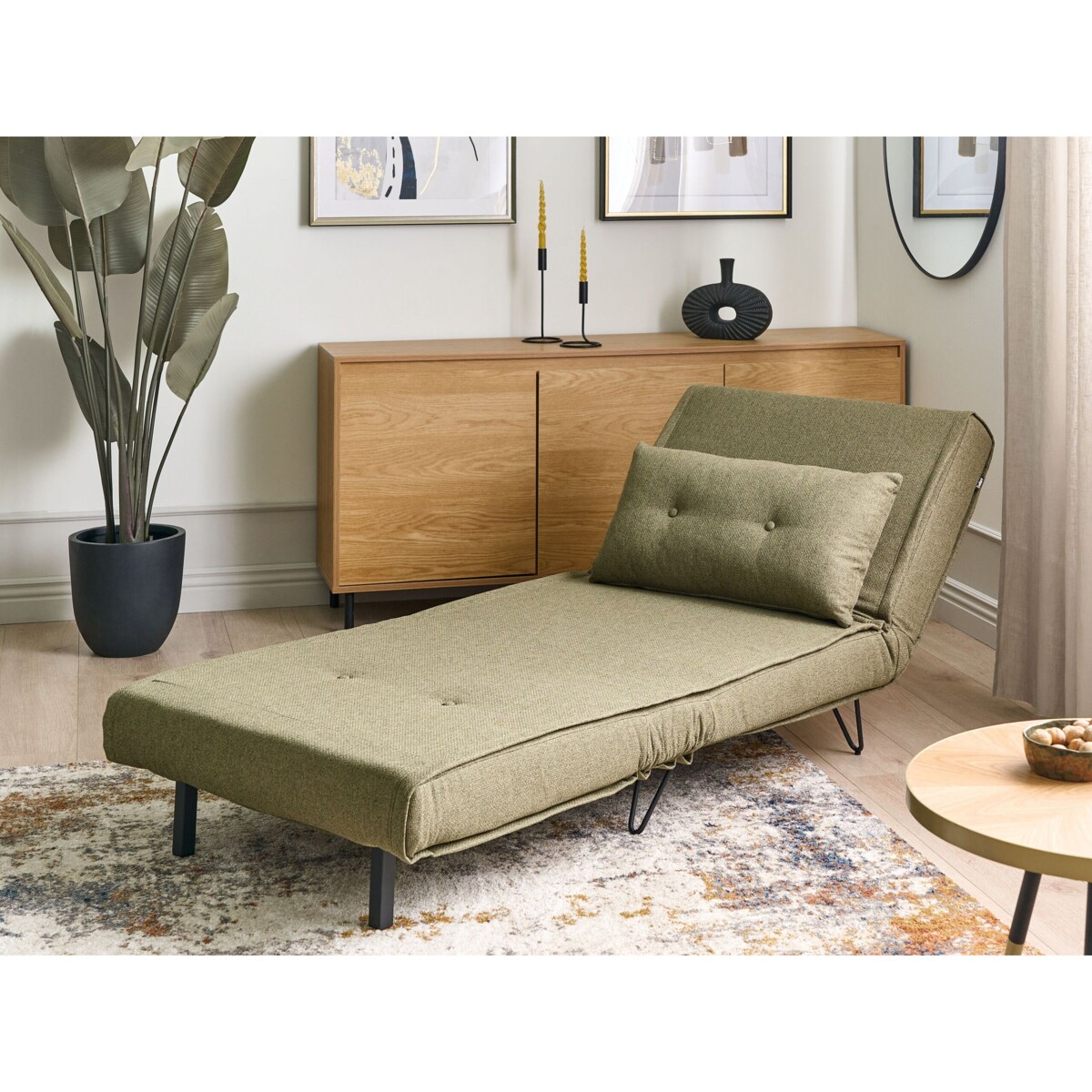 Komplet wypoczynkowy 3-osobowy oliwkowy VESTFOLD