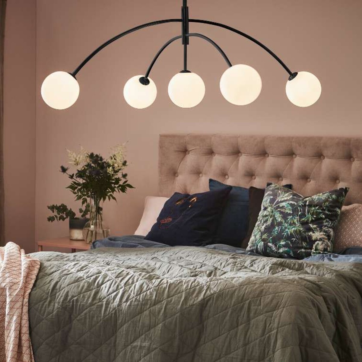 LAMPA wisząca HEAVEN 107560 Markslojd metalowa OPRAWA zwis kule szklane balls czarne białe