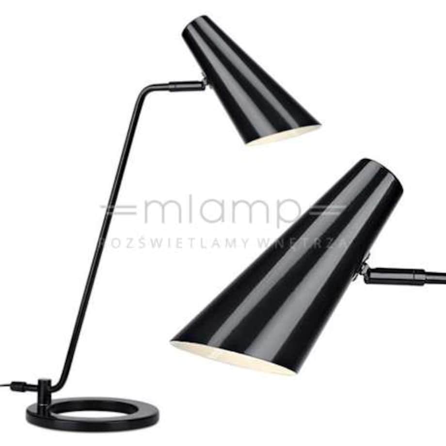 Stojąca LAMPKA biurkowa CAL 106781 Markslojd metalowa LAMPA stołowa czarna