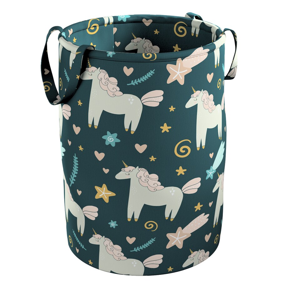 Kosz na zabawki Tobi, niebieski, 40x50cm, Magic Collection