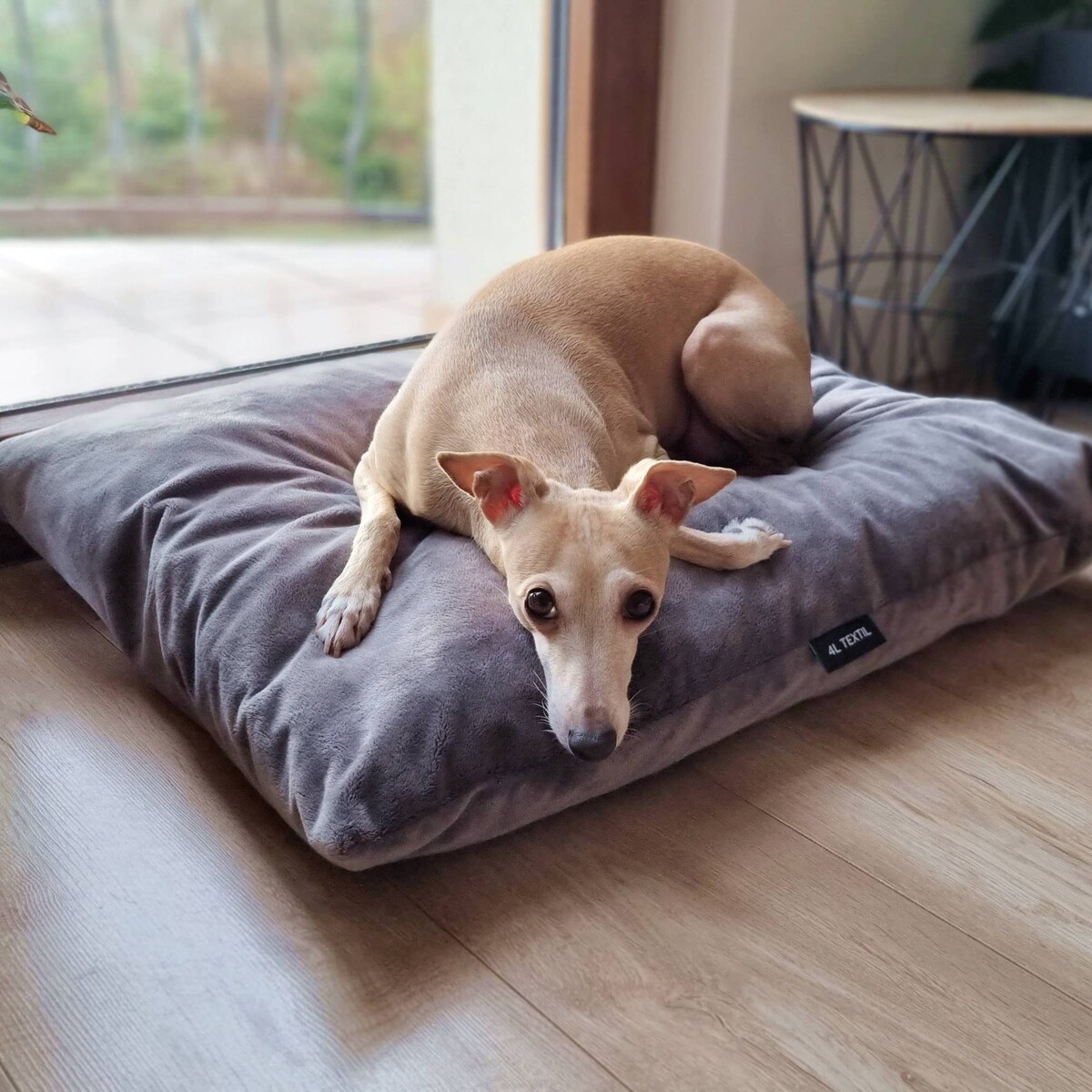 Miękka poduszka dla psa MALIBU, 100x80 cm, Grafit