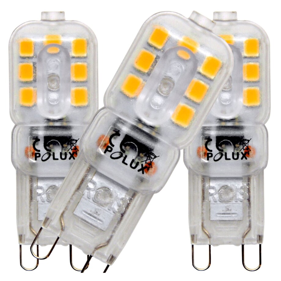 Żarówki LED 306784 Polux G9 2,5W 3000K 180lm biała ciepła trójpak