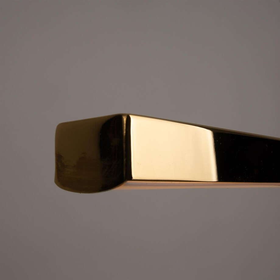 Minimalistyczna LAMPA wisząca TRIO P0425D Maxlight metalowa listwa LED 12W 3000K nad blat złota