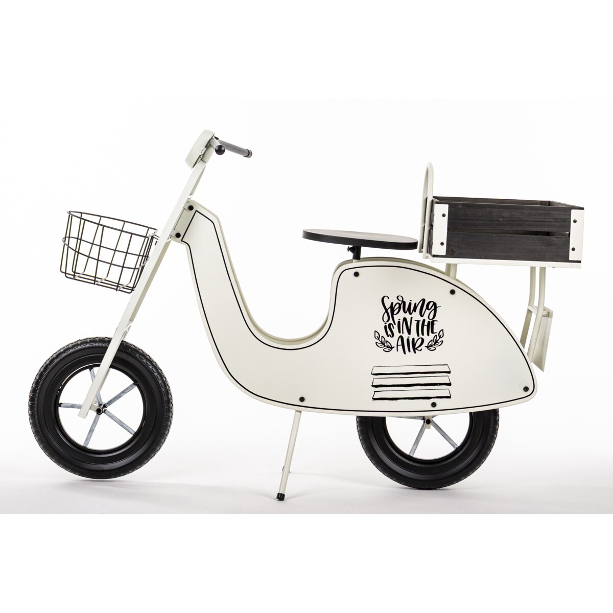 Kwietnik metalowy 75x110x46 cm VESPA biała