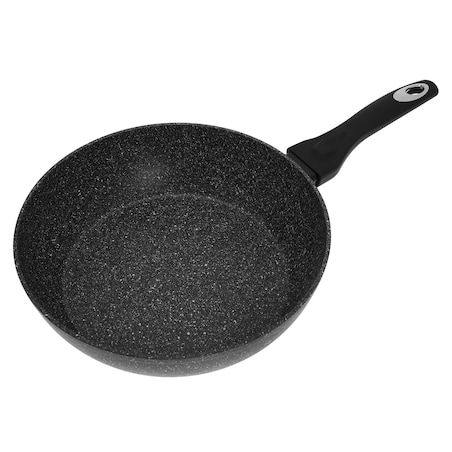 Patelnia granitowa z pokrywką głęboka 28cm indukcja gaz KLAUSBERG Marmo Gold