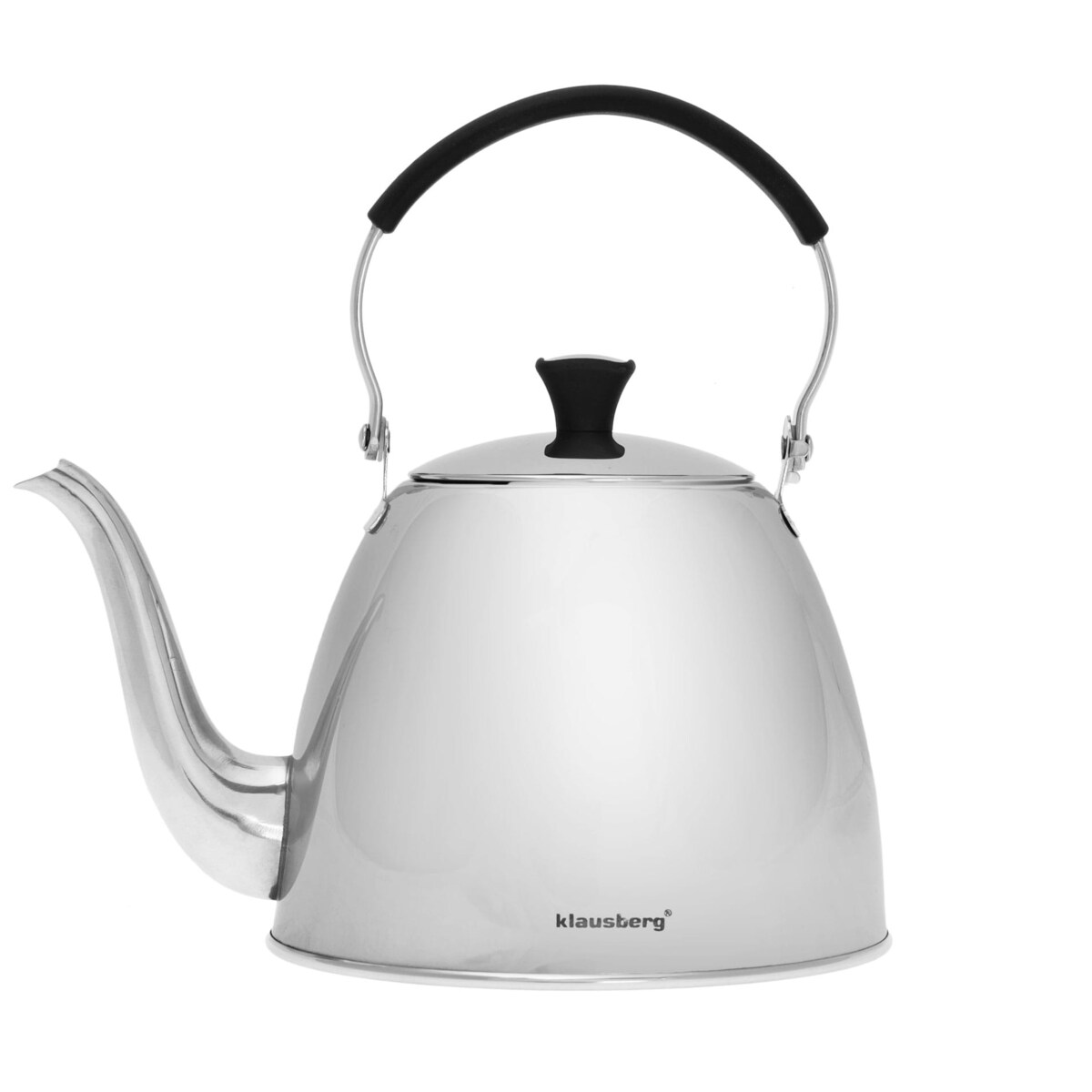 Czajniczek zaparzacz 1.0L do herbaty ziół KLAUSBERG srebrny