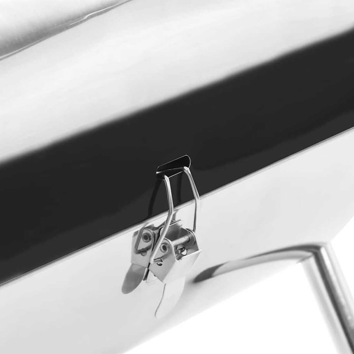 vidaXL Przenośny grill węglowy, stal nierdzewna, podwójny ruszt