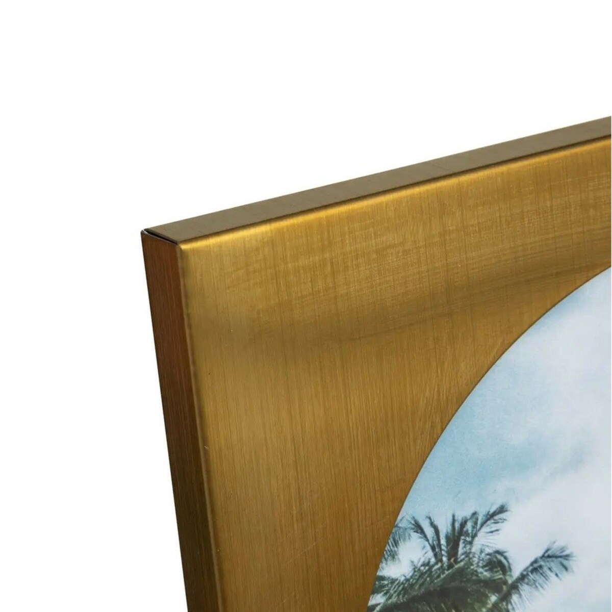 Ramka multi szczotkowane złoto 25,5x20,5 cm