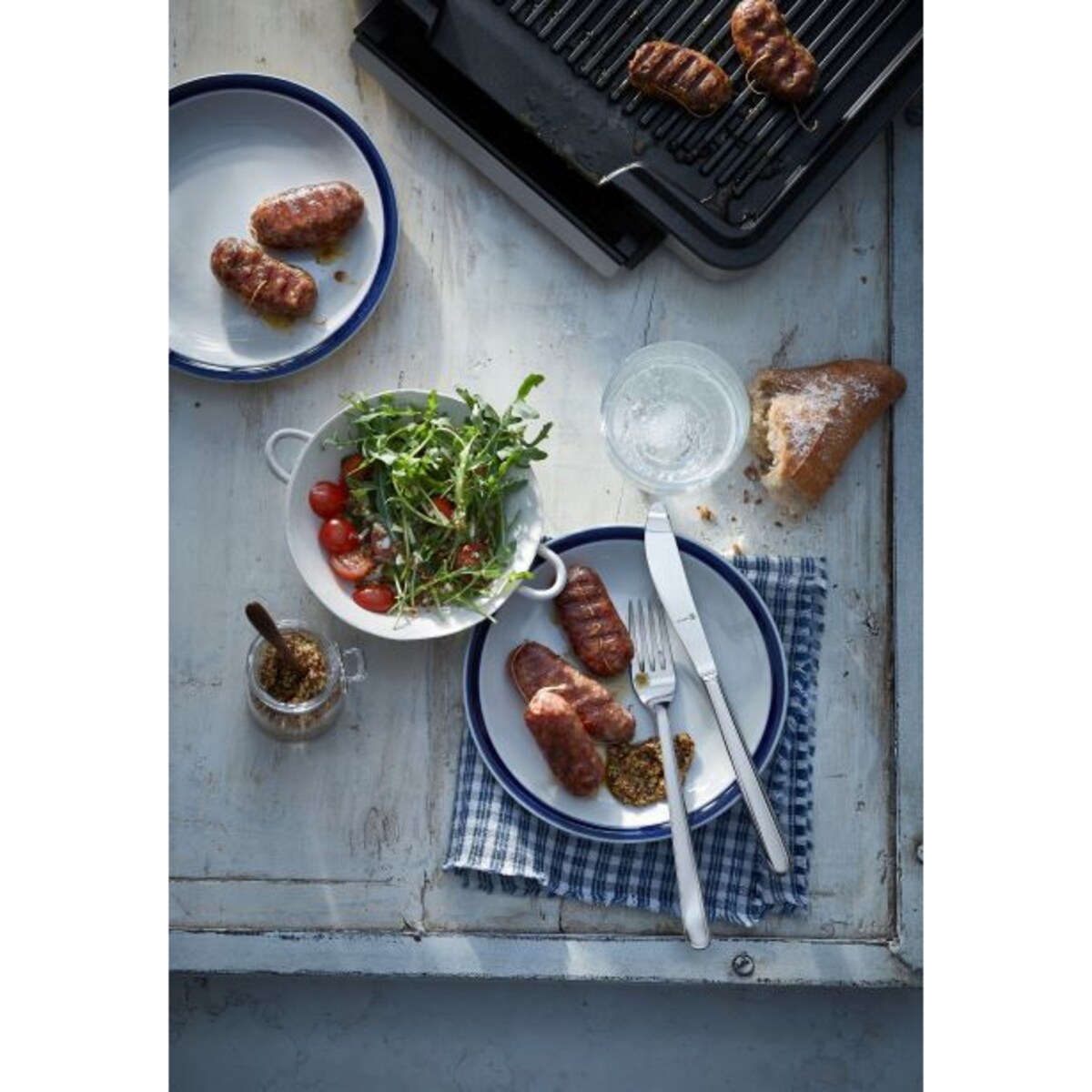 Grill elektryczny stołowy Profi Plus Grill Perfection, 39.6 x 37.7 x 15.3 cm, WMF