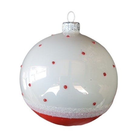 Bombka szklana 4 szt. Ø 10 cm BAMBINI