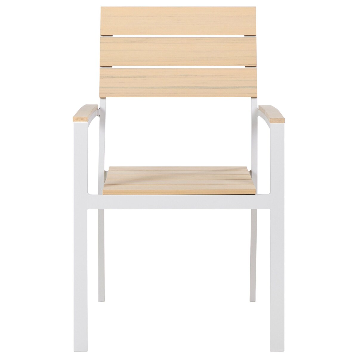 Zestaw 6 krzeseł ogrodowych beżowy COMO