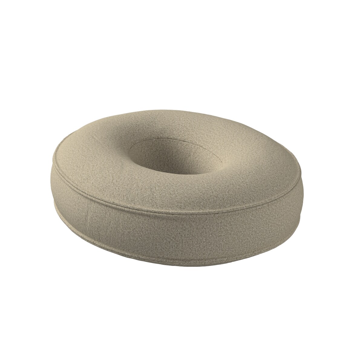 Poduszka literka O, jasny beż, 30x40cm, Boucle