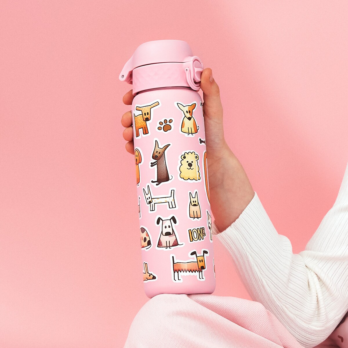 Butelka ION8 Single Wall I8SS600PPDOGS Dogs