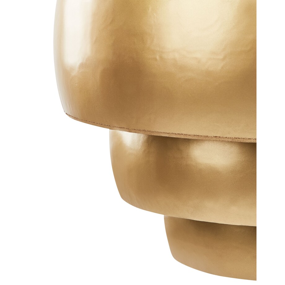 Lampa wisząca metalowa złota MBANGO