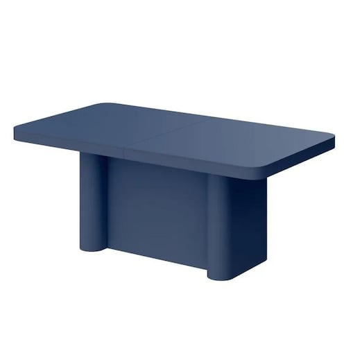 Stół rozkładany PORTOFINO 160(412)x100 granatowy