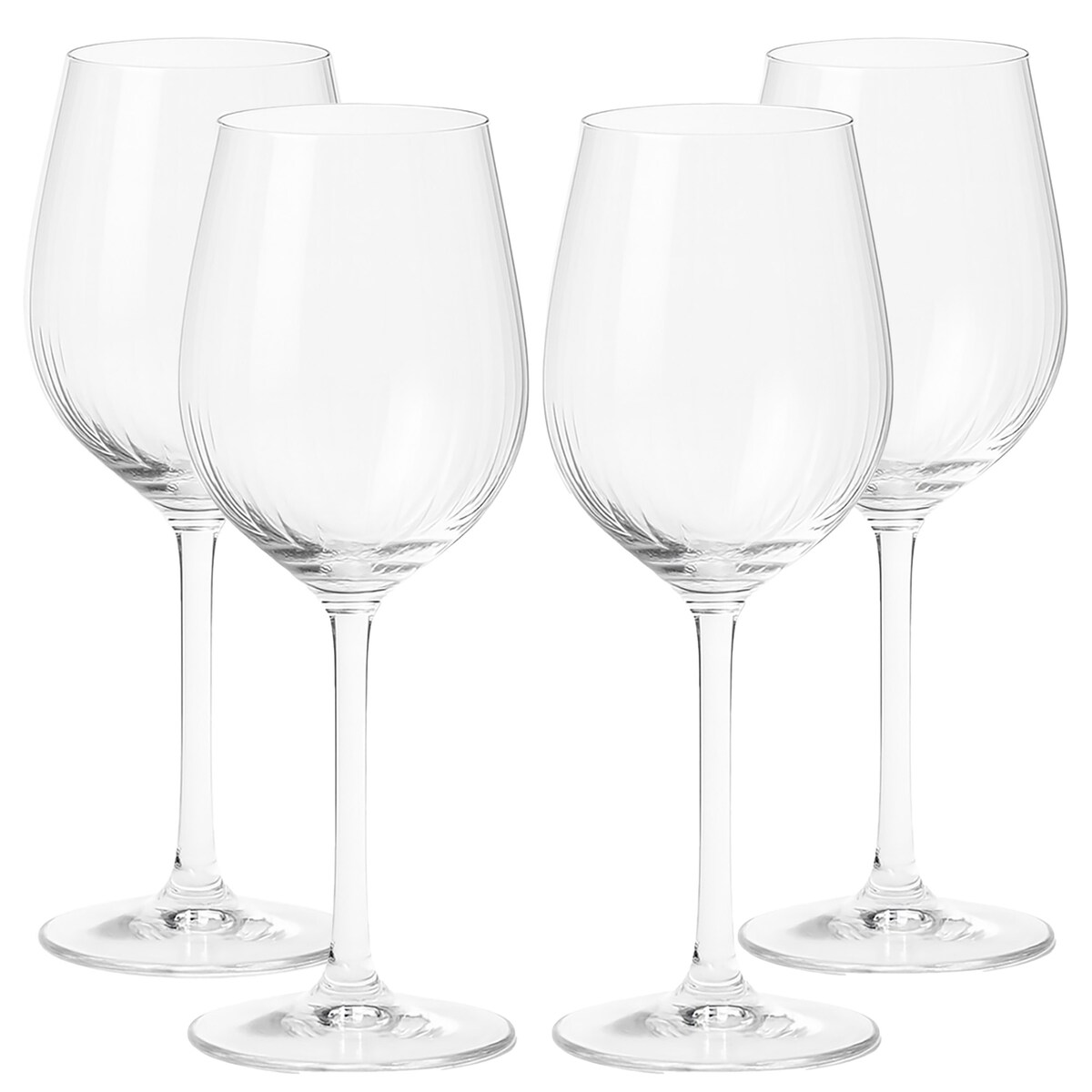 4X Kieliszki Do Wina Szampana Szklanki Eleganckie Szklane 500 Ml Zestaw