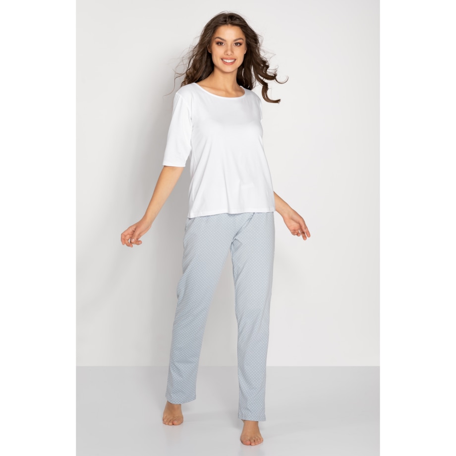 Piżama Candice Dusty Blue, XL