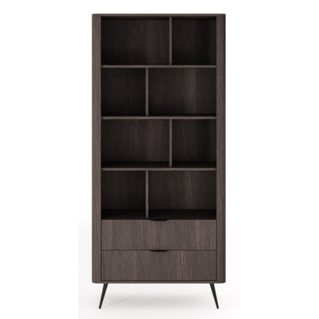 Regał ERIS częściowo zamknięty na metalowych nóżkach