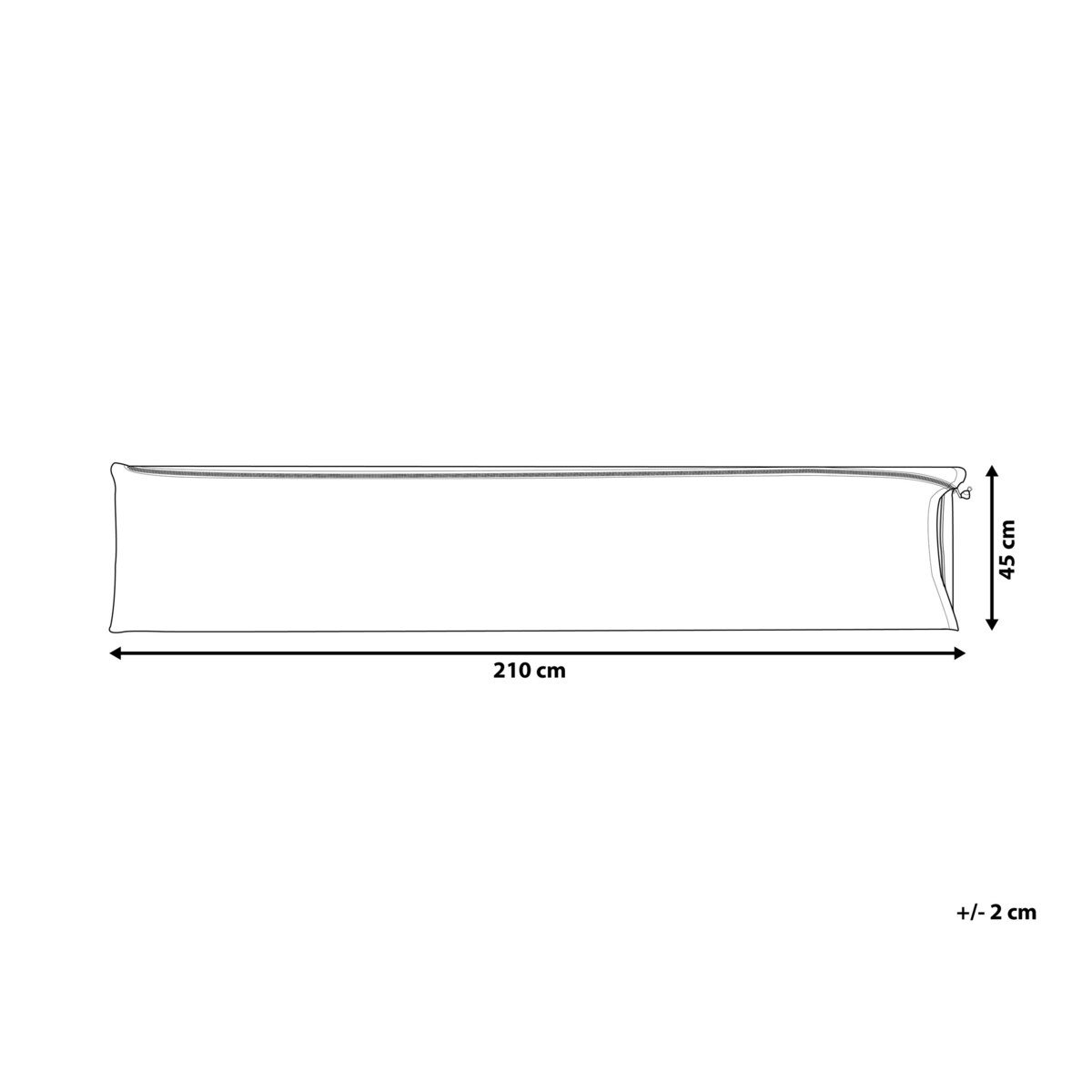 Pokrowiec ogrodowy na parasole 210 x 45 cm MONZA VARESE CHUVA