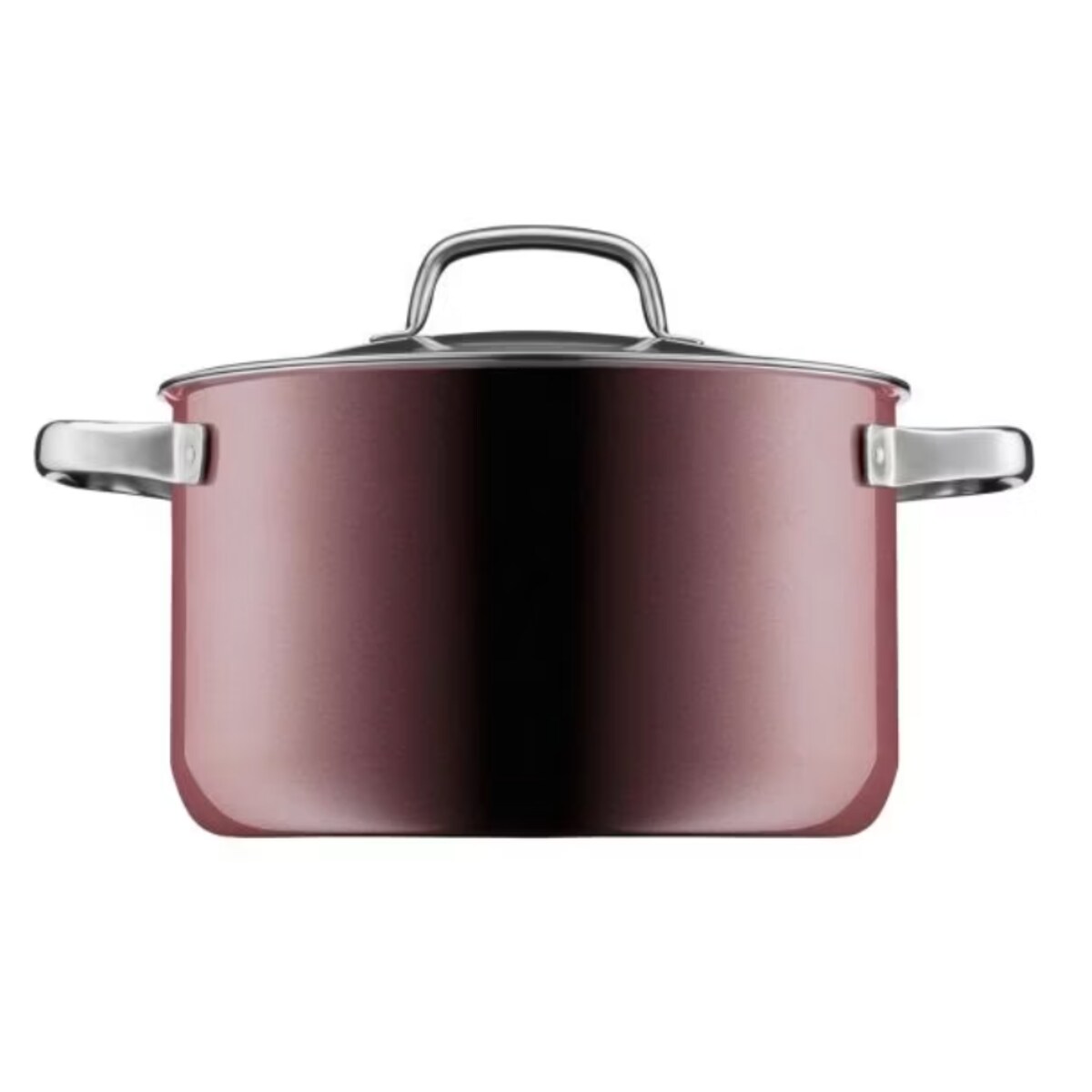 Garnek z pokrywką kolor różowego kwarcu Fusiontec Mineral, 24 cm, WMF