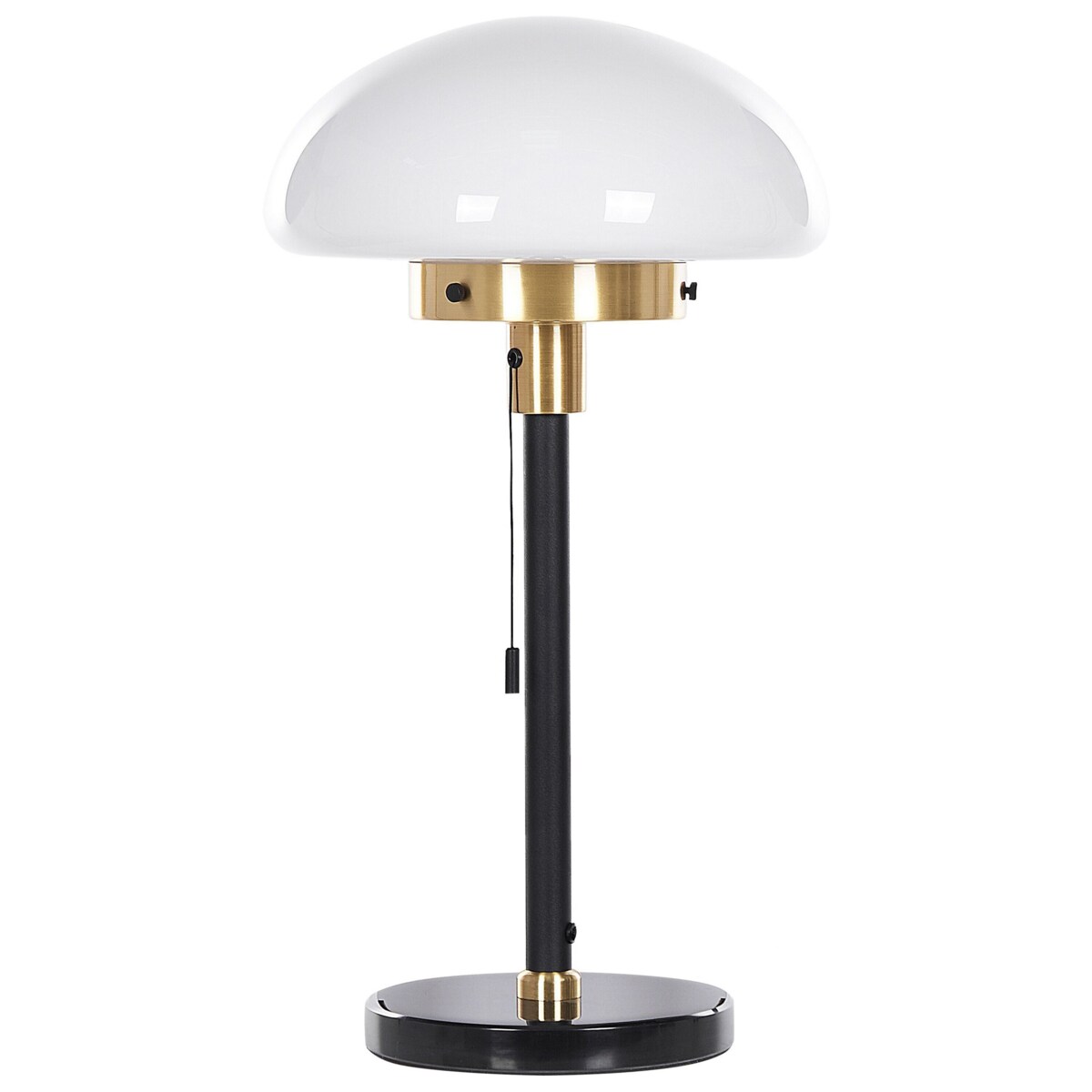 Lampka stołowa metalowa czarna MINIJA