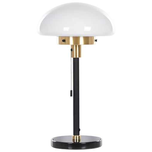 Lampka stołowa metalowa czarna MINIJA