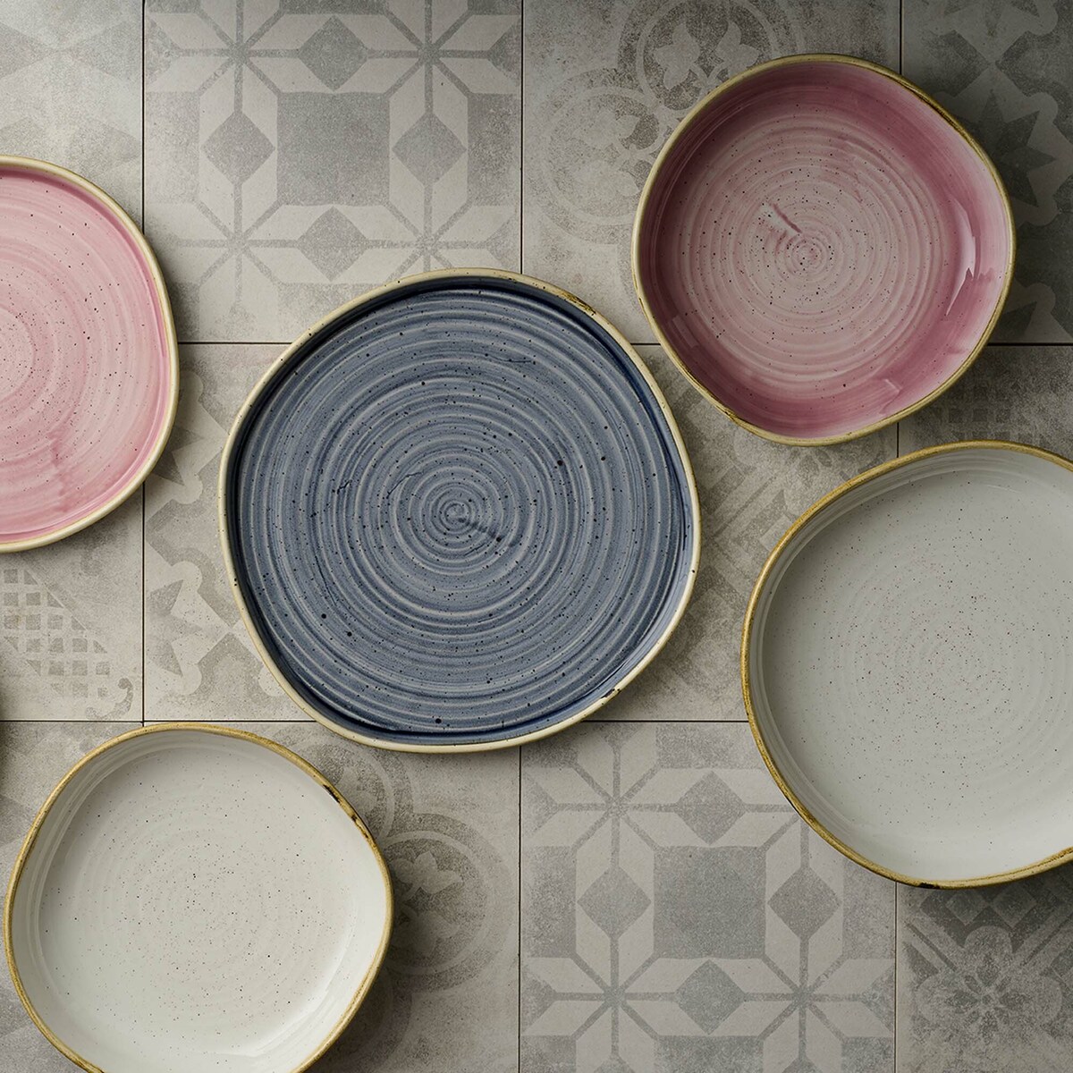 Talerz organiczny z wysokim rantem Stonecast Barley White, 200mm