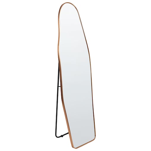 Lustro stojące LARCHE 160 cm Metal Złoty