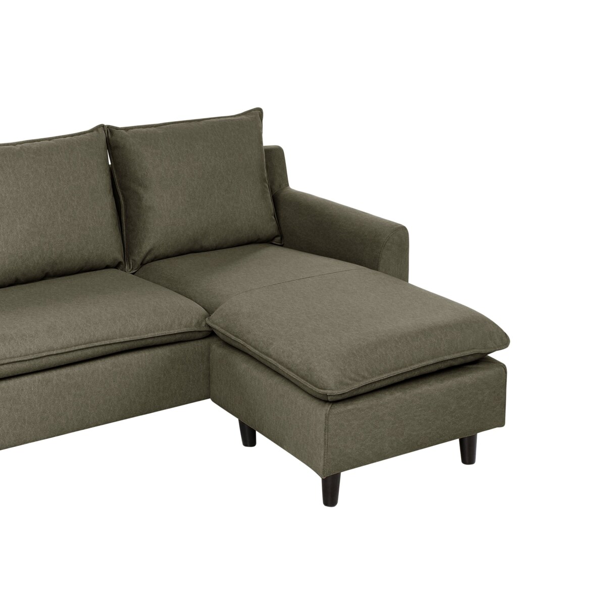 Narożnik lewostronny ciemnozielony ELVENES