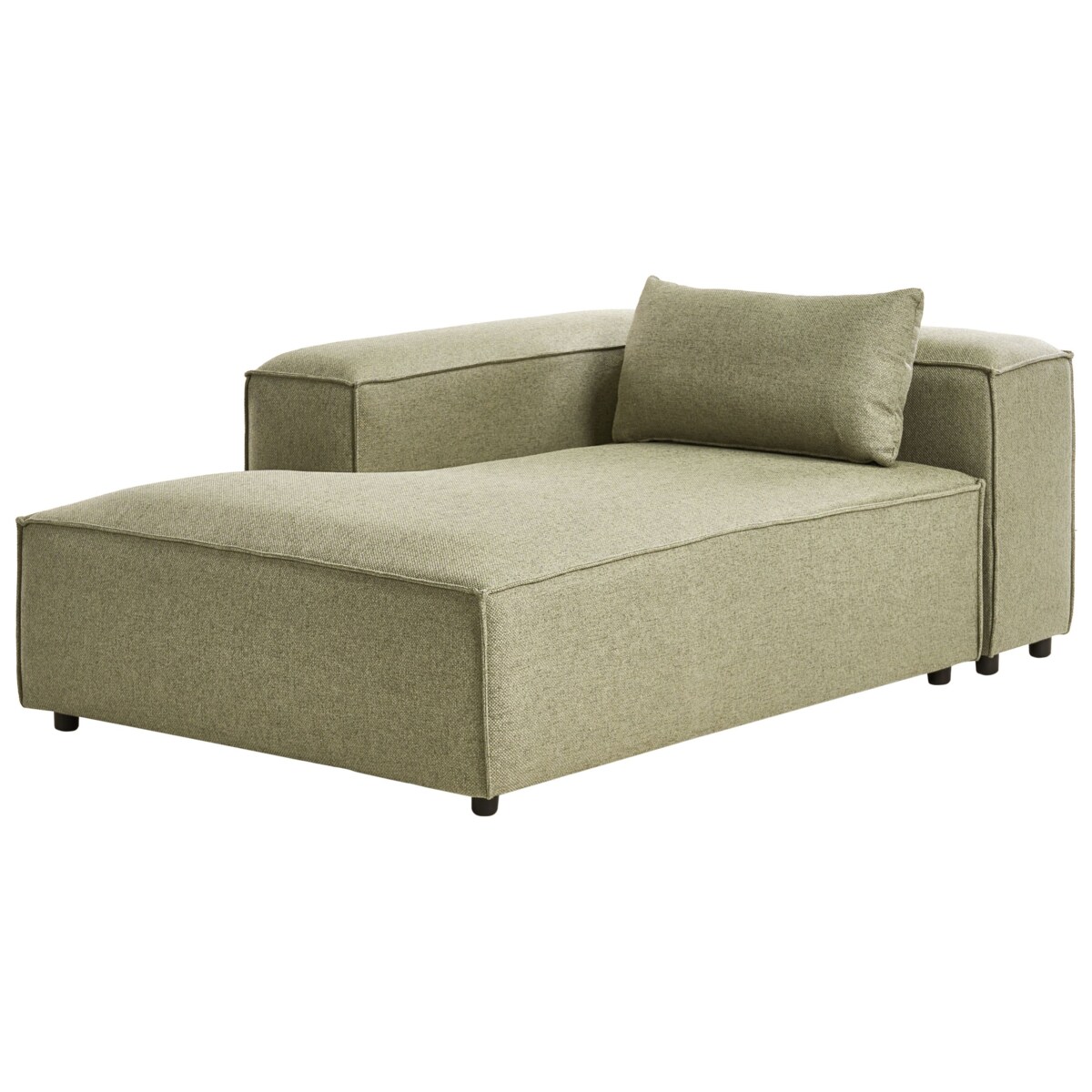 Szezlong prawostronny BRANDE Jasnozielony