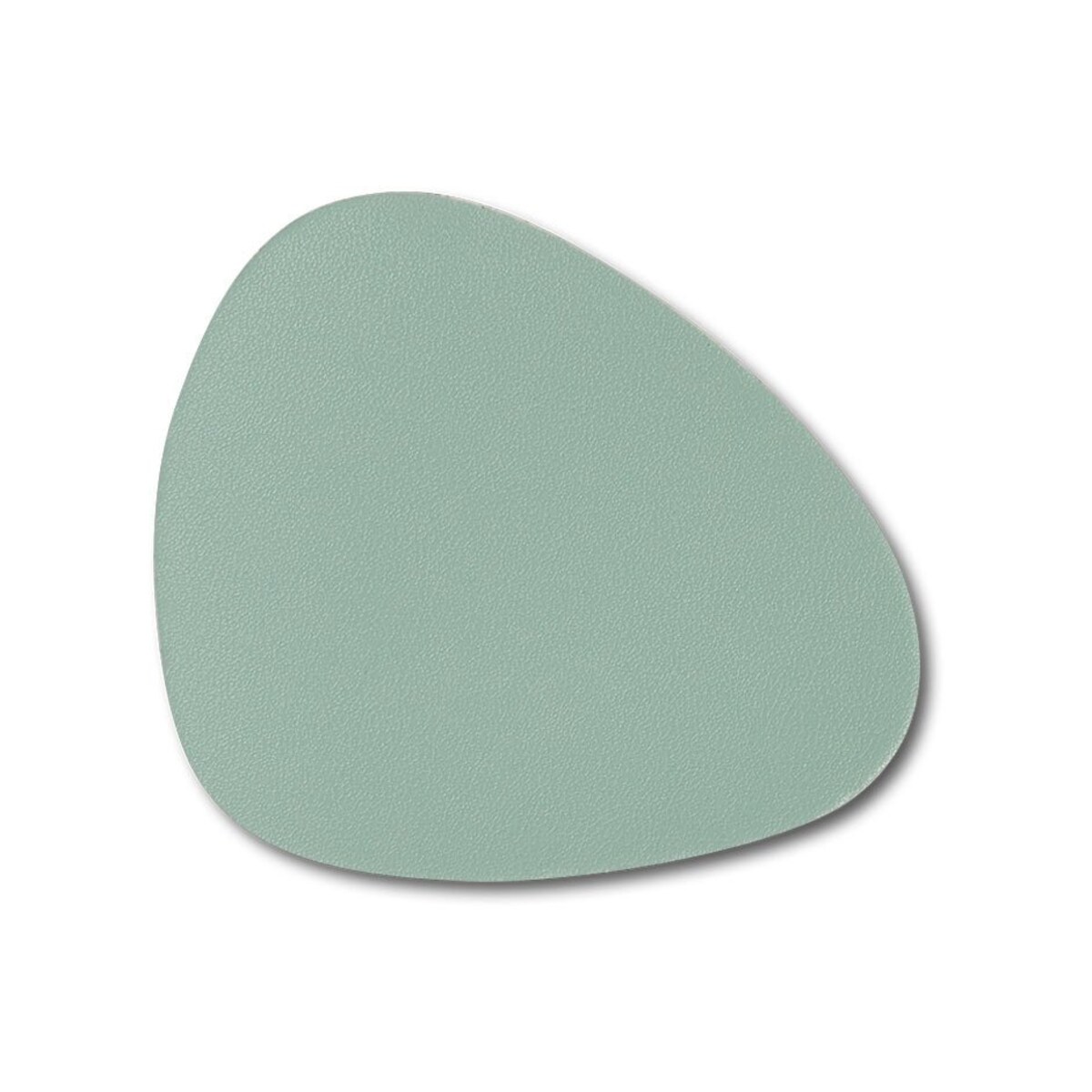 Podstawki pod szklanki, 6 sztuk ze skóry syntetycznej, miętowy, ZELLER