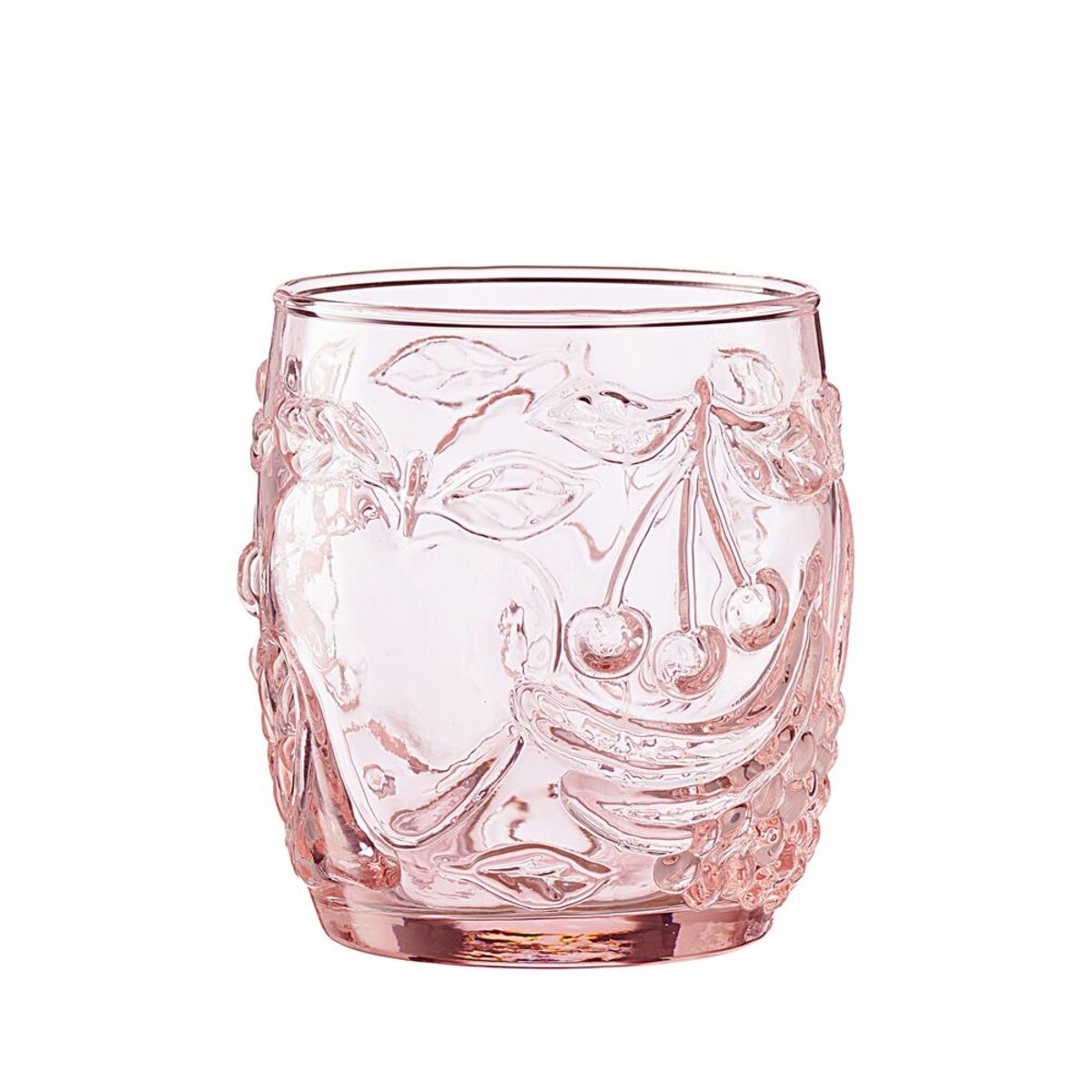 VILLA ITALIA Szklanka różowa 300 ml CHERRY