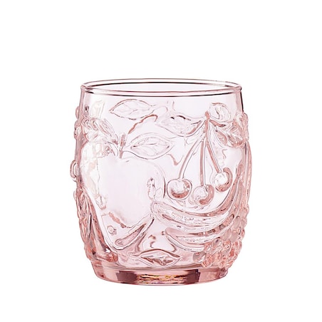 VILLA ITALIA Szklanka różowa 300 ml CHERRY